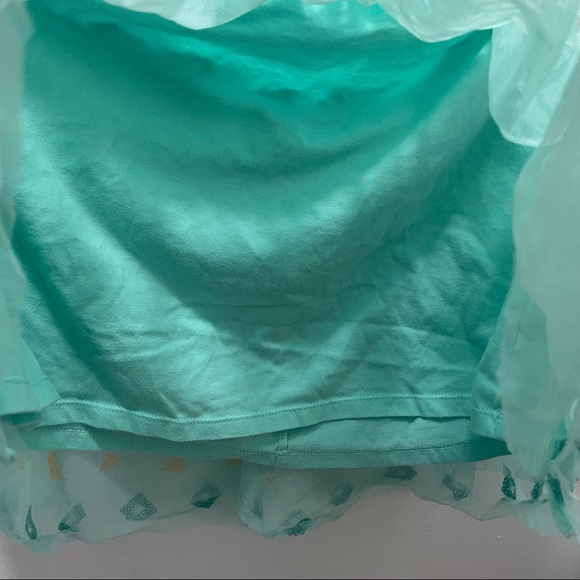 Cat & Jack Diamond Patterned Tulle Skirt Aqua Size XL (14-16) - Picture 4 of 6